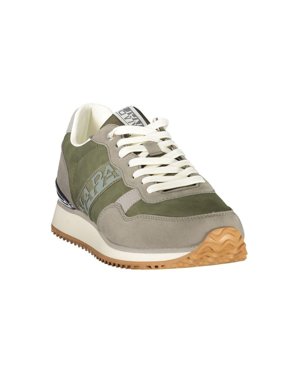 Napapijri Green Verde Poliuretano Uomo Sneaker for men
