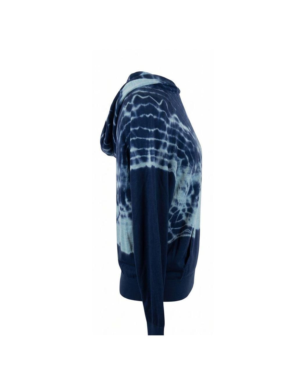 Malo Blue Cotton Sweatshirt