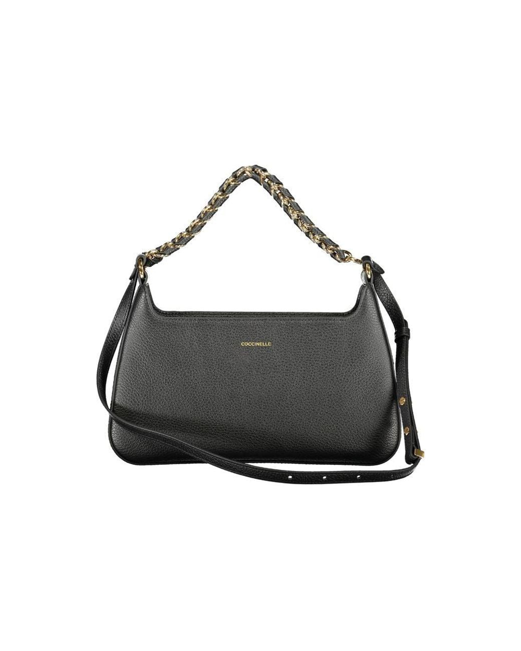 Coccinelle Black Leather Handbag