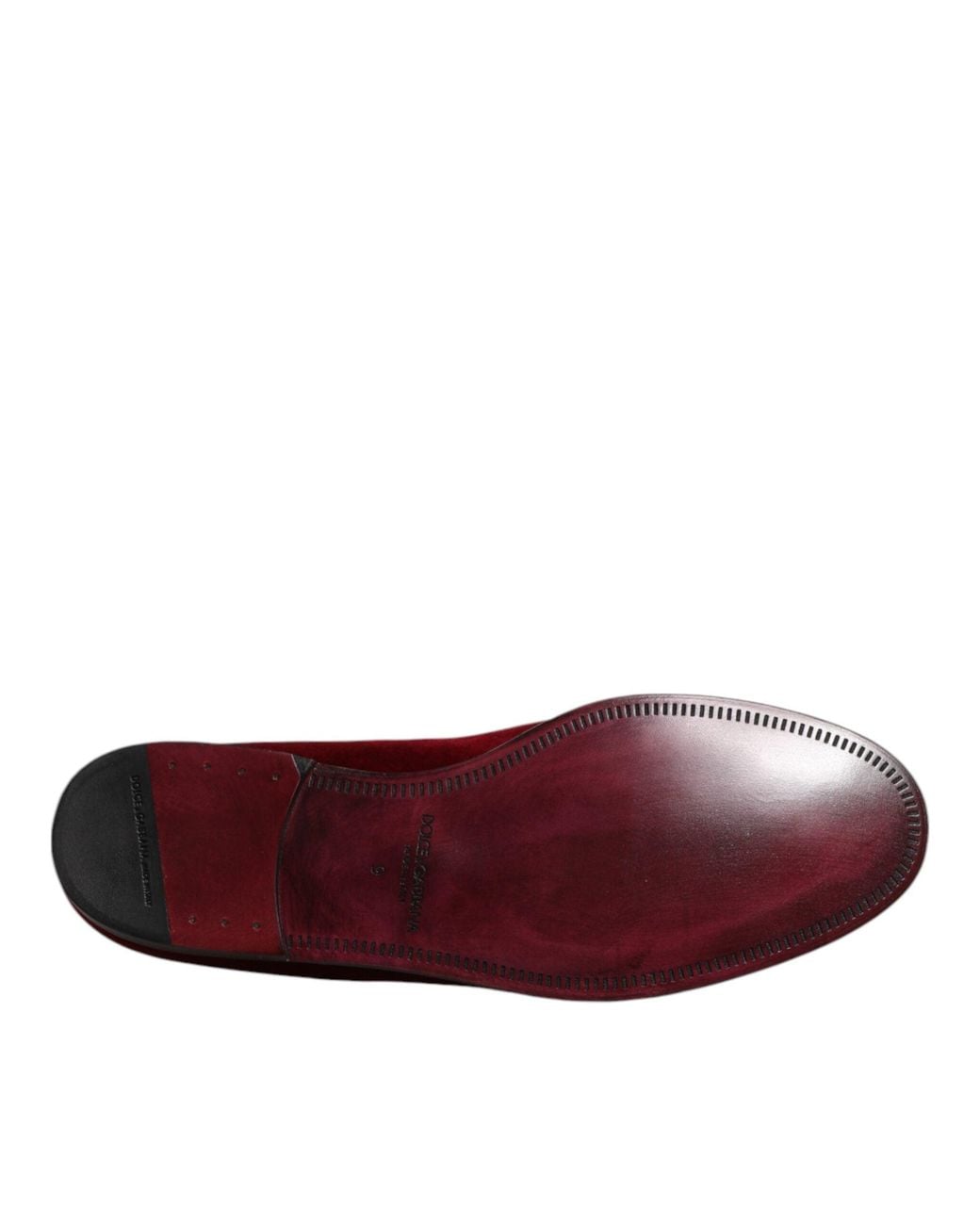 Dolce & Gabbana Brown Velvet Loafers Slipon for men