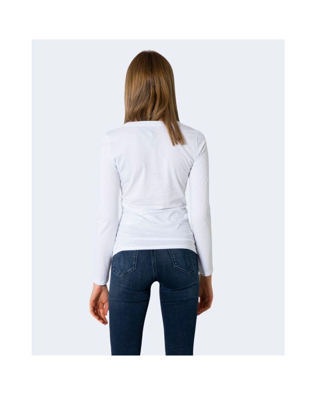 ARMANI EXCHANGE White Cotton Tops & T