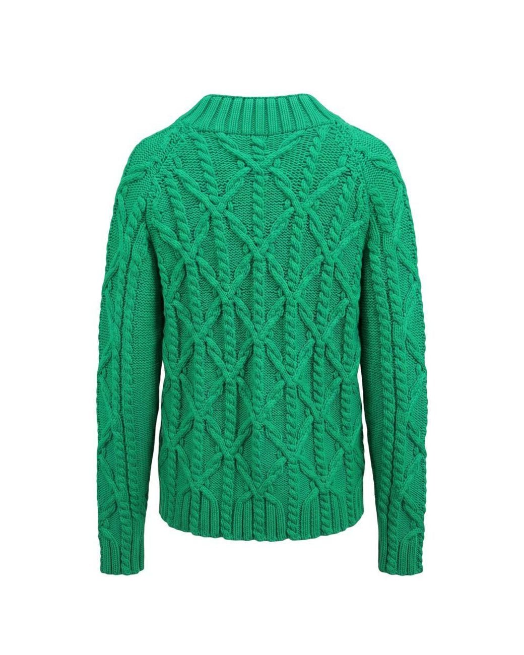 Malo Green Cotton Men's Sweater for men