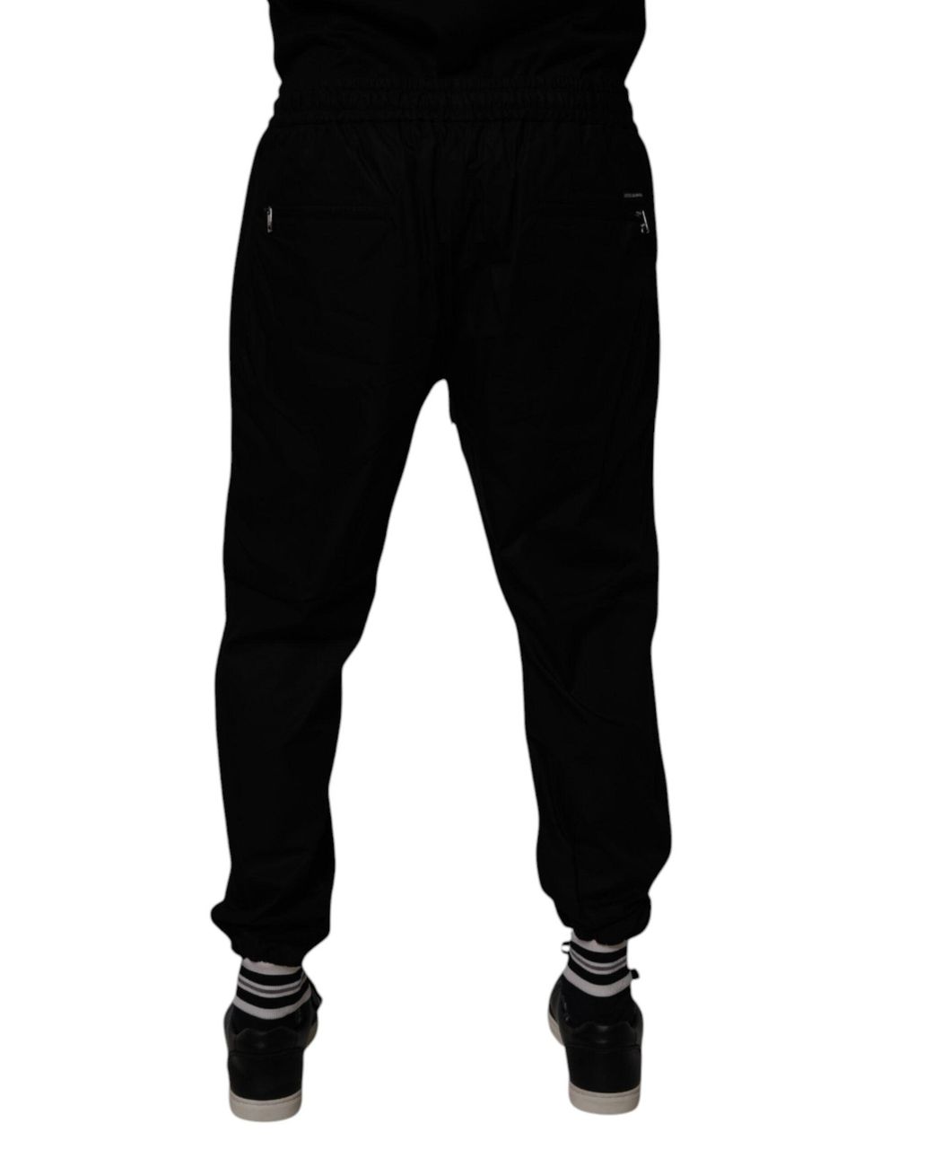Dolce & Gabbana Black Casual Straightleg Pants for men