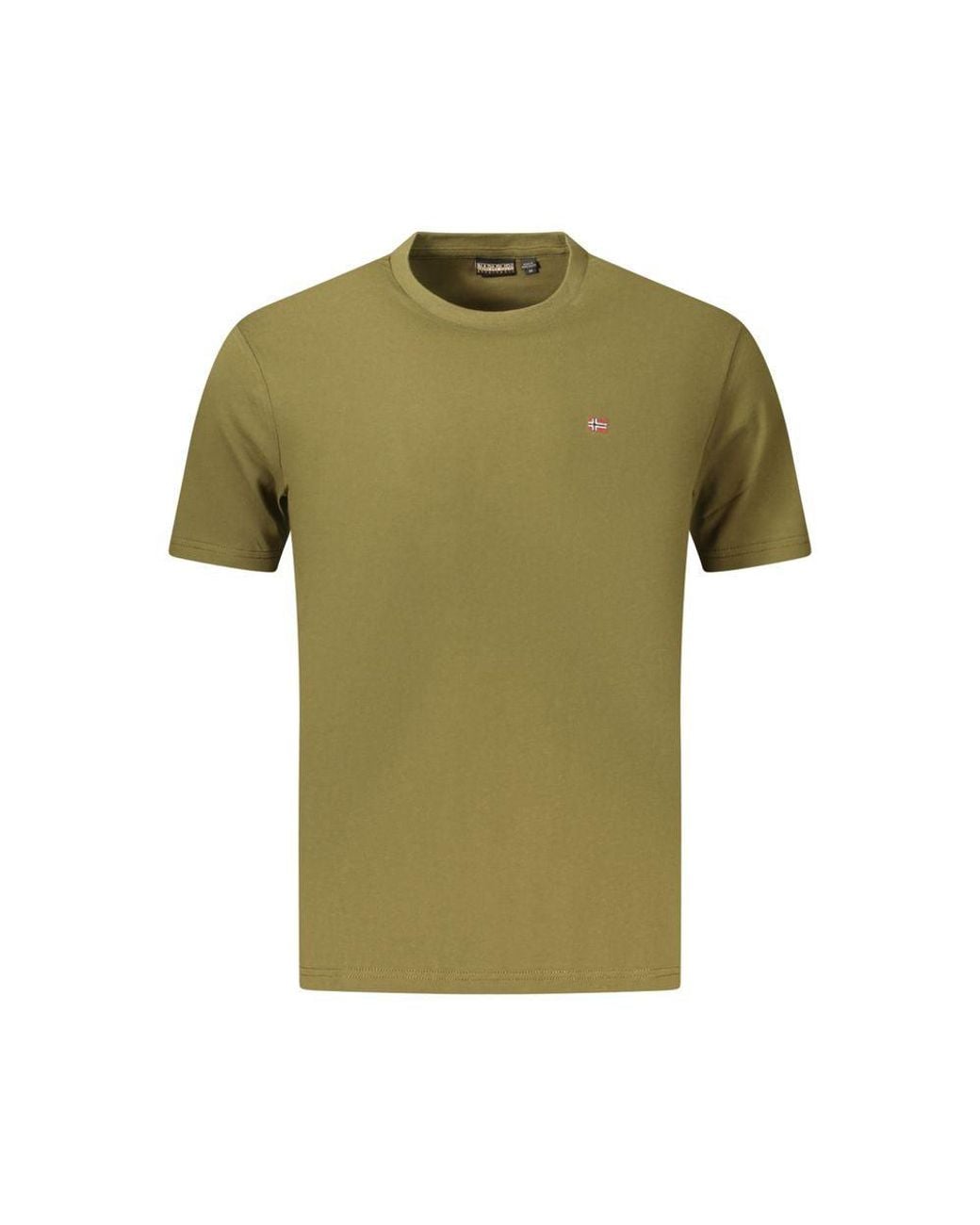 Napapijri Green Verde Organic Cotton Men T for men