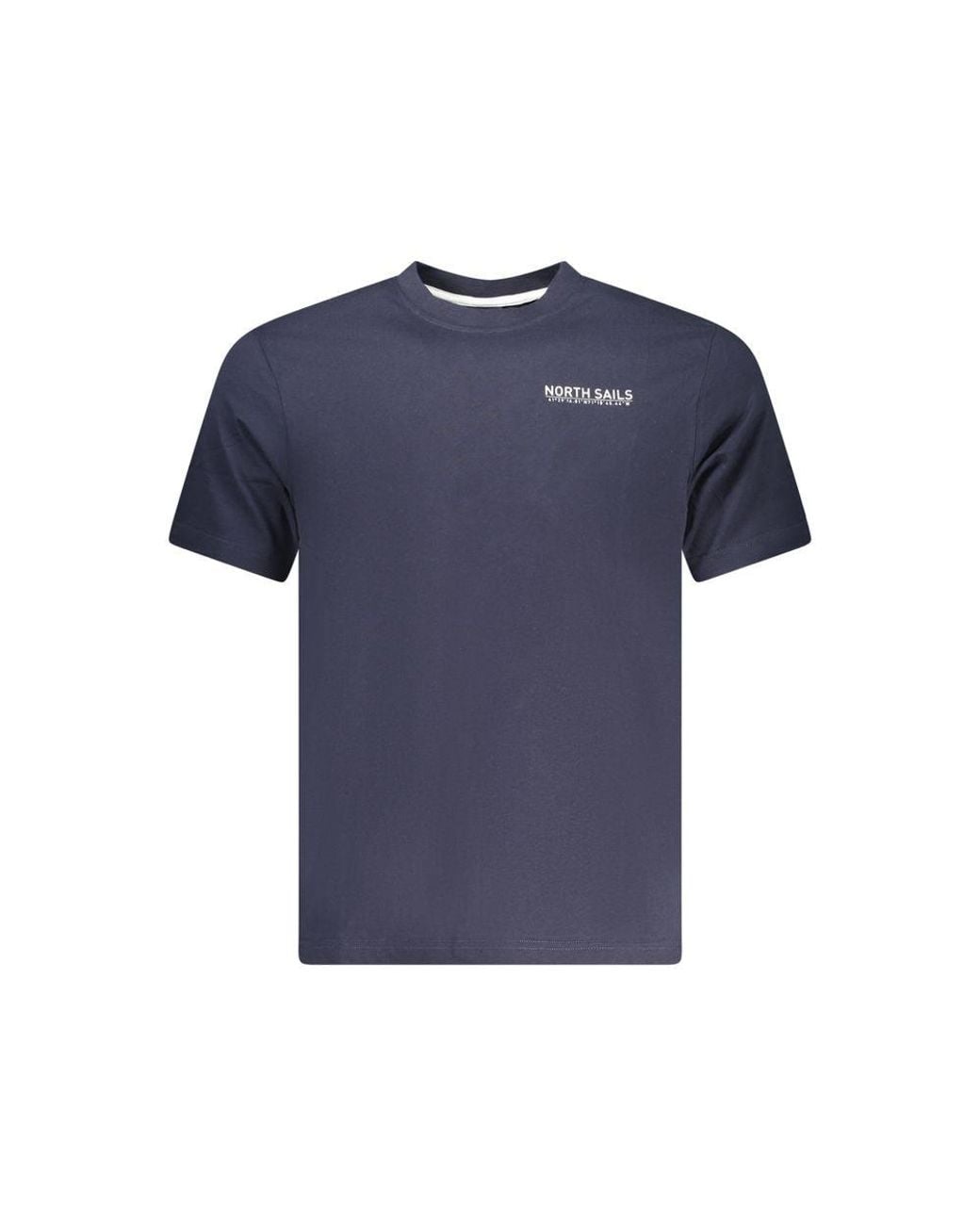 North Sails Blue Cotton Men T for men