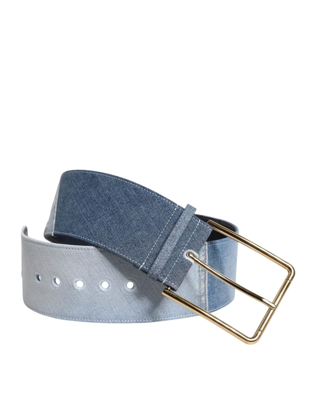 Dolce & Gabbana Blue Denim Belt Buckle