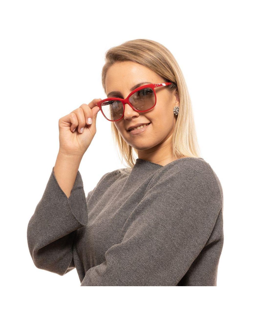 Rodenstock Red Plastic Sunglasses