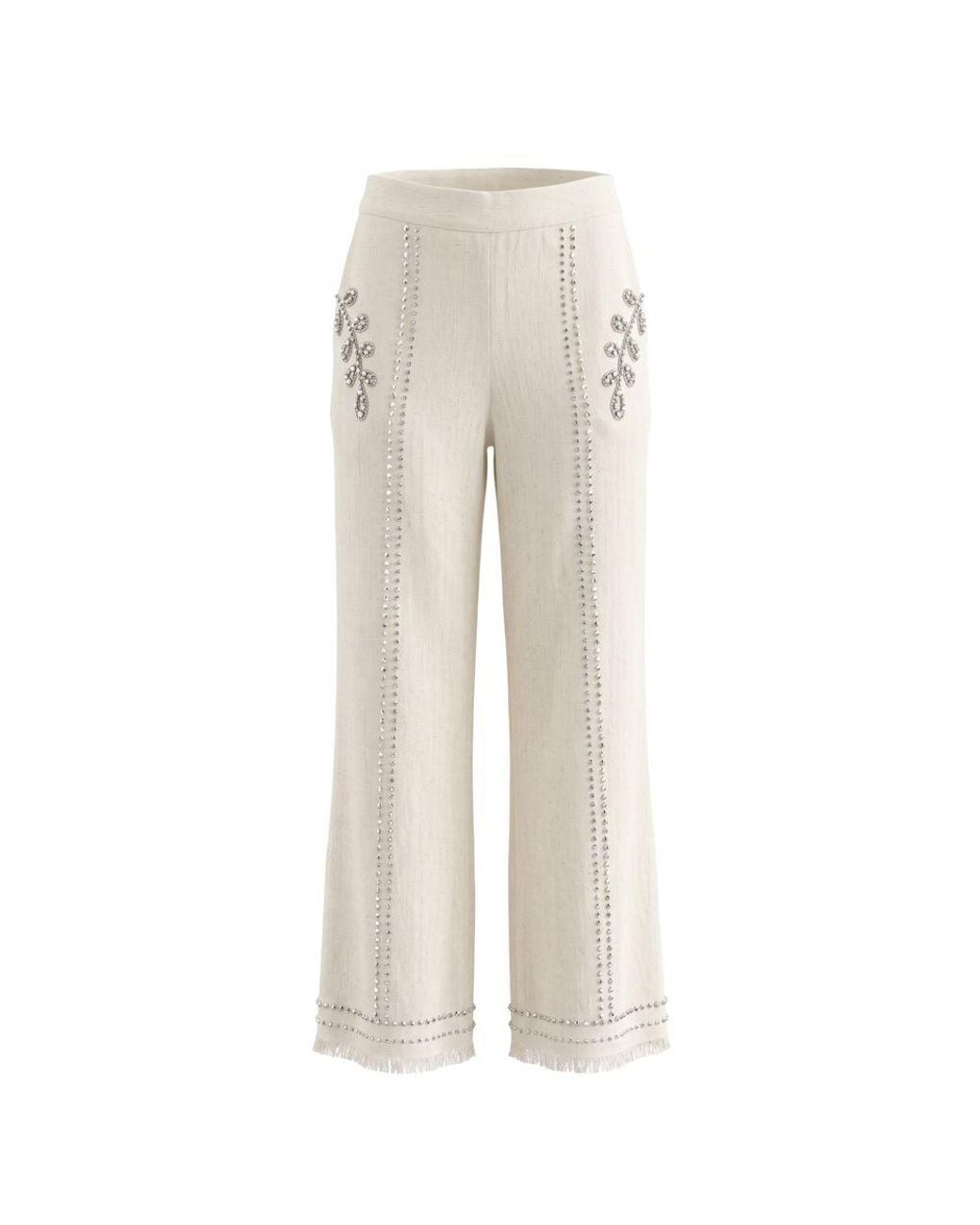 Trussardi Natural White Cotton 's Pants