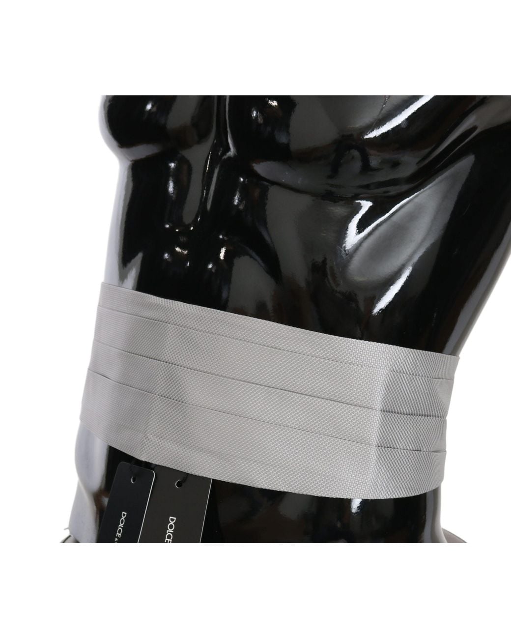 Dolce & Gabbana Black Dolce & Gabbana Silk Cummerbund Belt for men