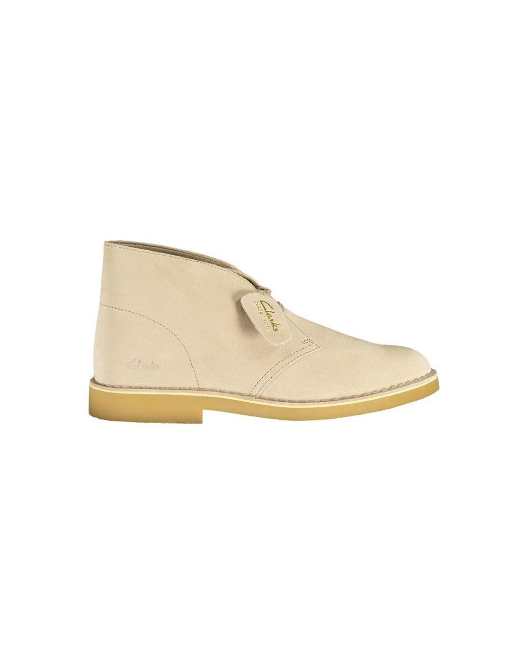 Clarks Natural Beige Suede Men's Boot for men