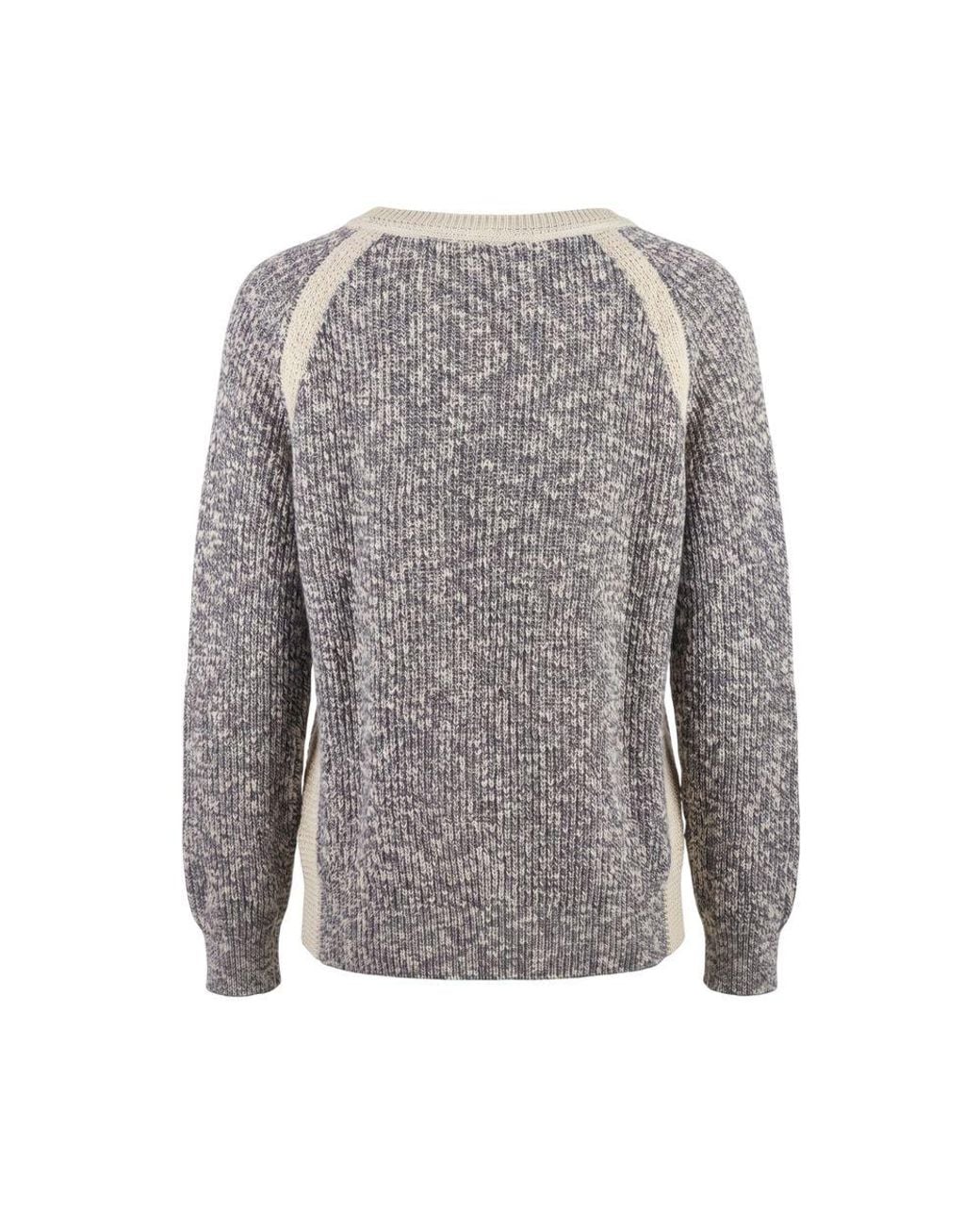 Trussardi Gray Grey Cotton 's Sweater