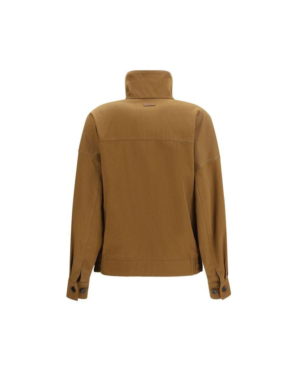 Saint Laurent Green Brown Cotton Bomber