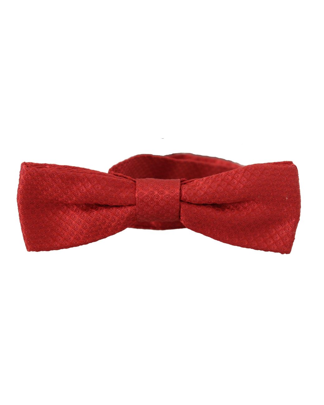 Dolce & Gabbana Red 100% Silk Adjustable Neck Papillon Tie for men