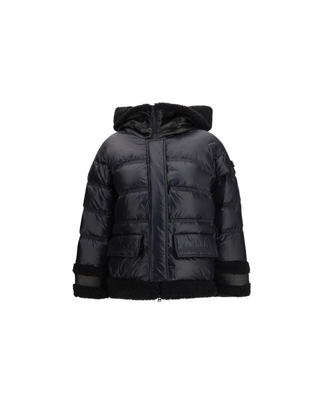 Peuterey Black Polyamide Full-Length Jacket