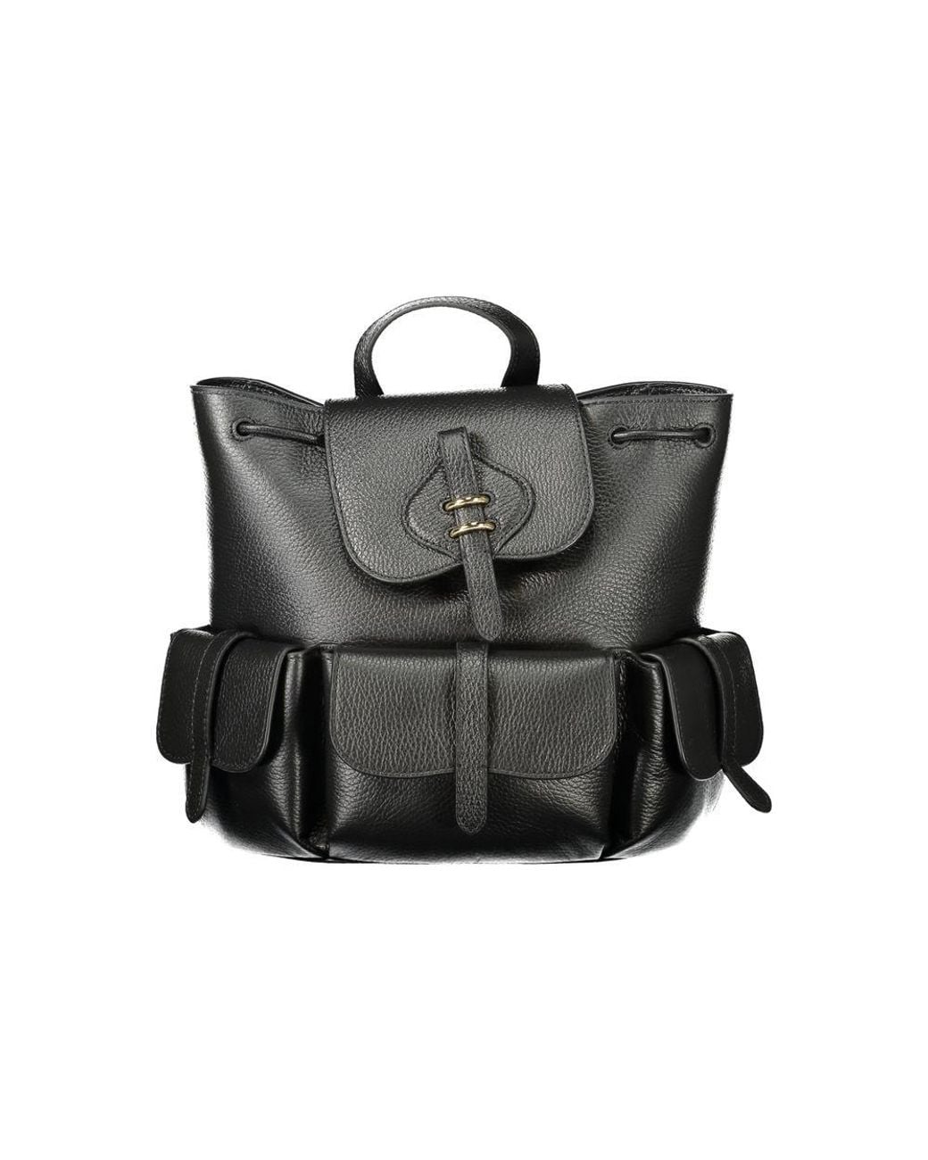 Coccinelle Black Nero Leather 's Backpack