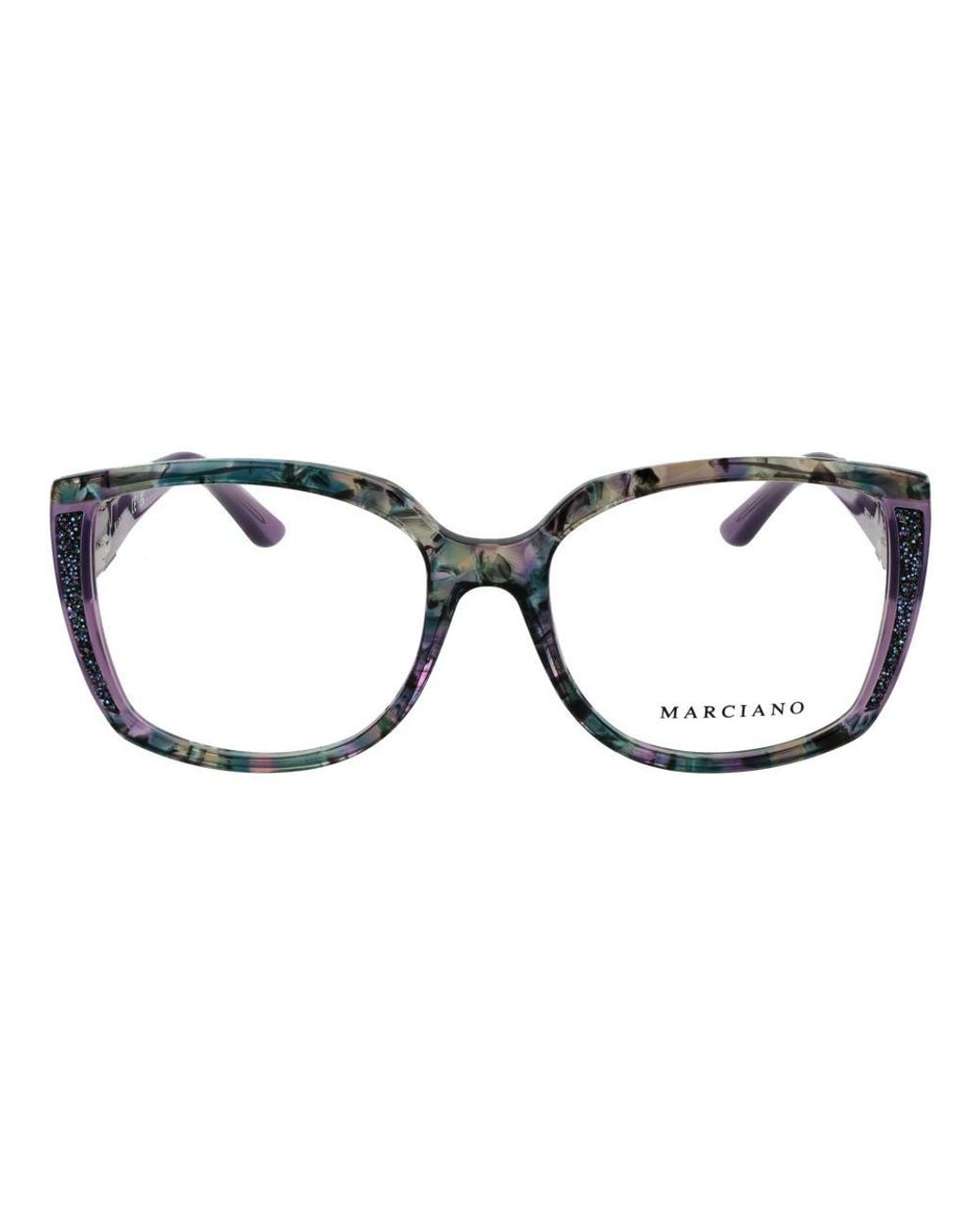 MARCIANO BY GUESS Blue Purple Plastic Glasses (frames)