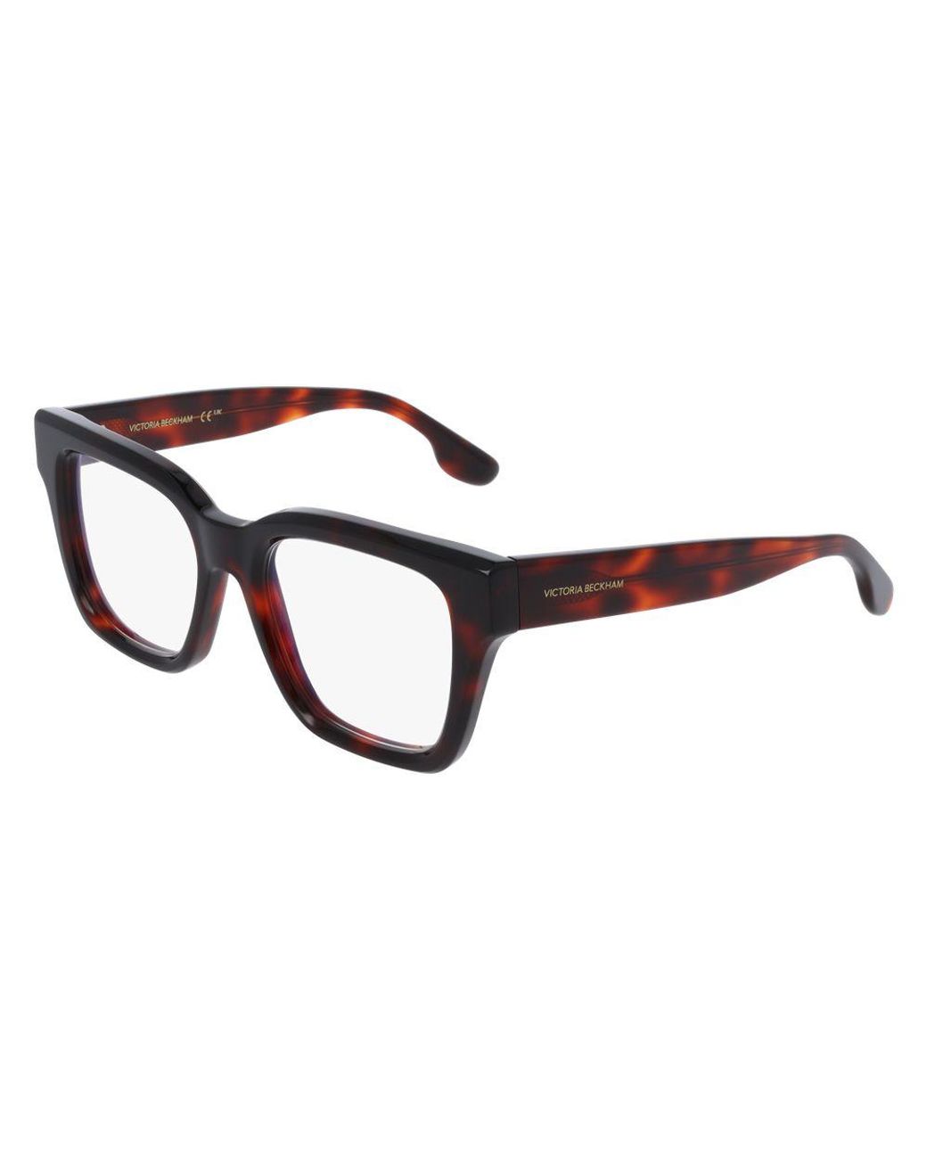 Victoria Beckham Brown Plastic Glasses (frames)
