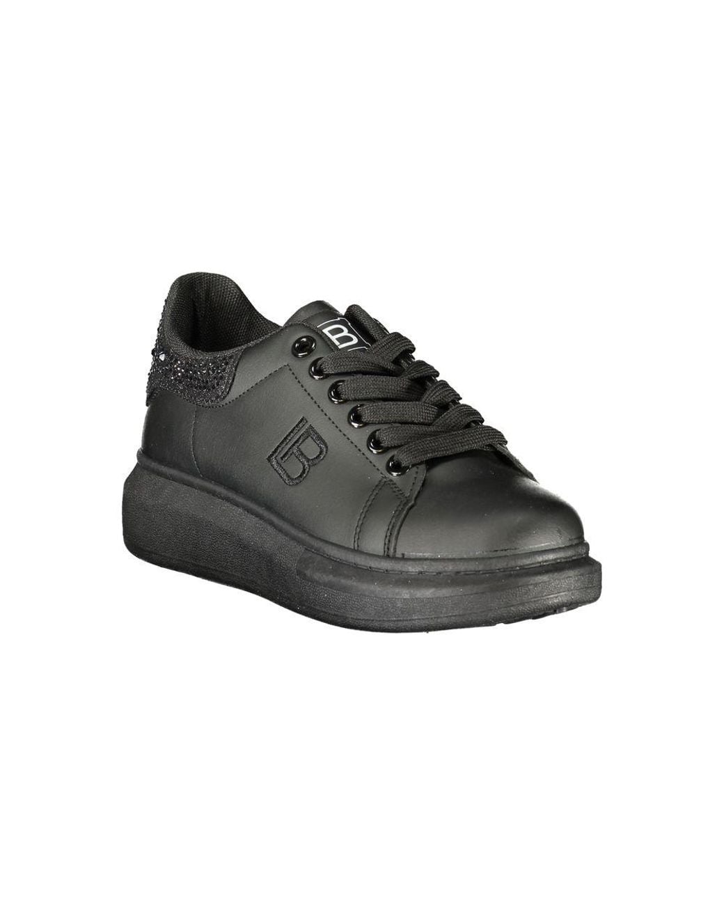 Laura Biagiotti Black Polyurethane 's Sneaker