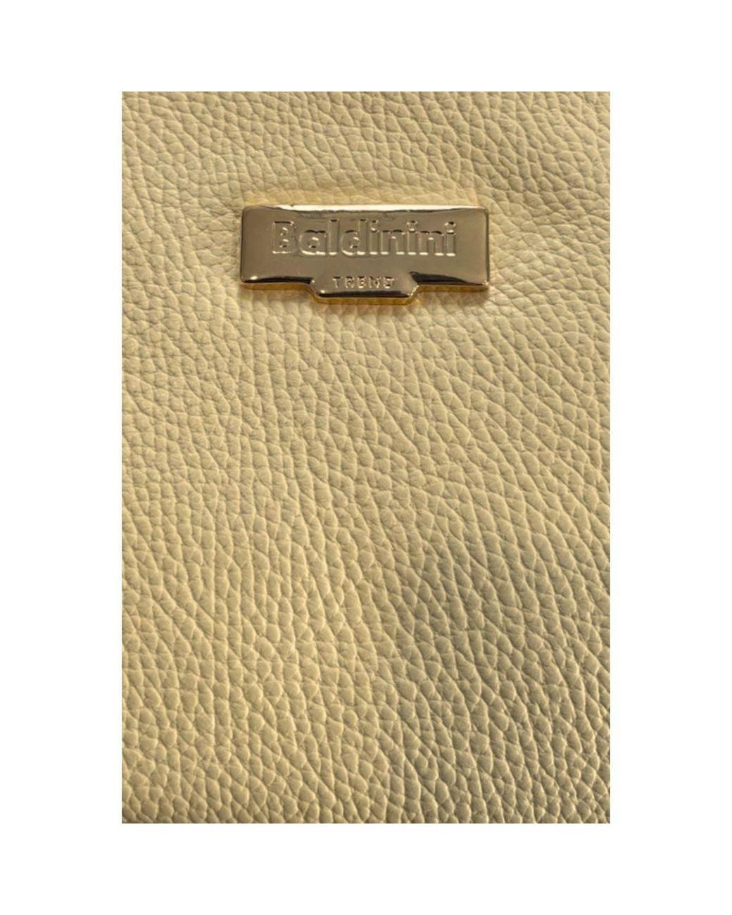 Baldinini Green Yellow Leather Shoulder Bag