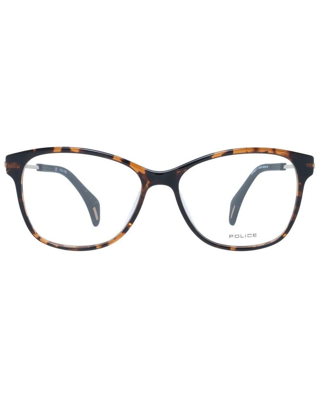 Police Brown Plastic Glasses (Frames)