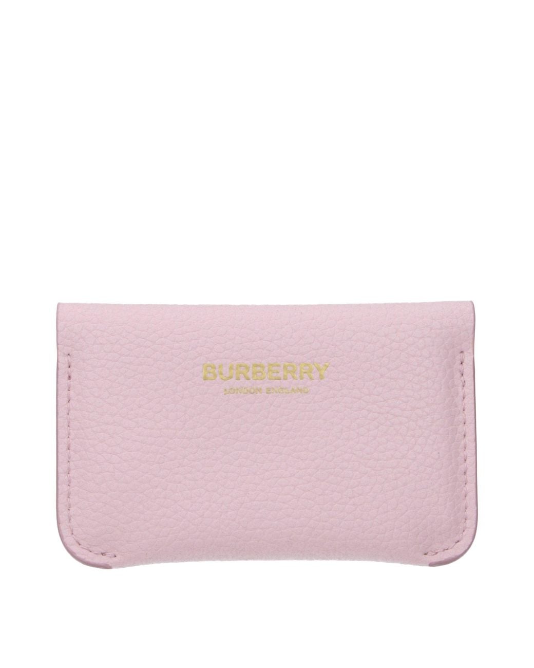 Burberry Pink Leather Cardholder