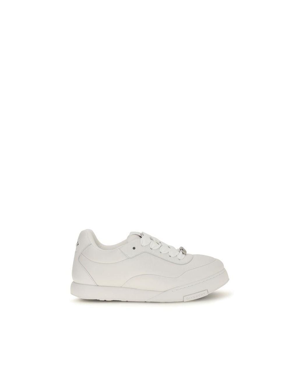 Givenchy White Calf Leather Bos Taurus Sneakers for men