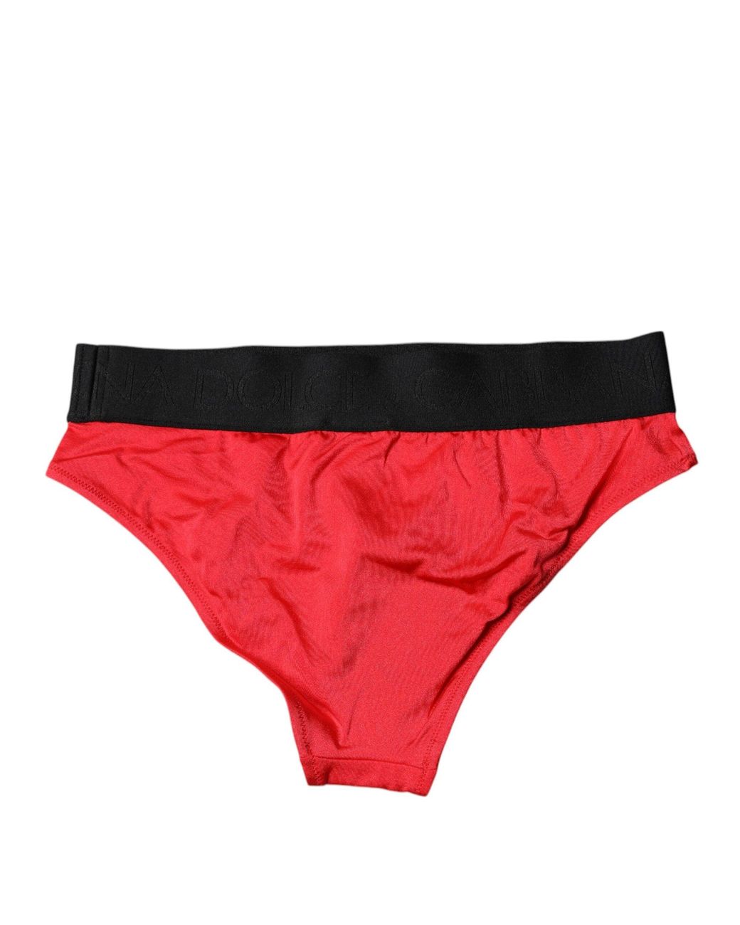 Dolce & Gabbana Red Briefs Underwear Soft Stretch