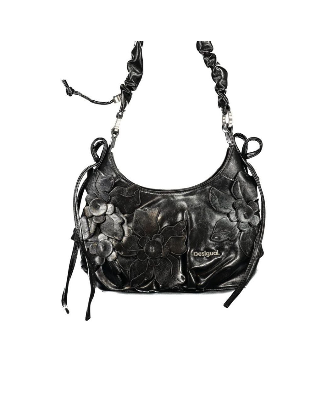 Desigual Black Nero Polyurethane 's Bag With Adjustable Strap