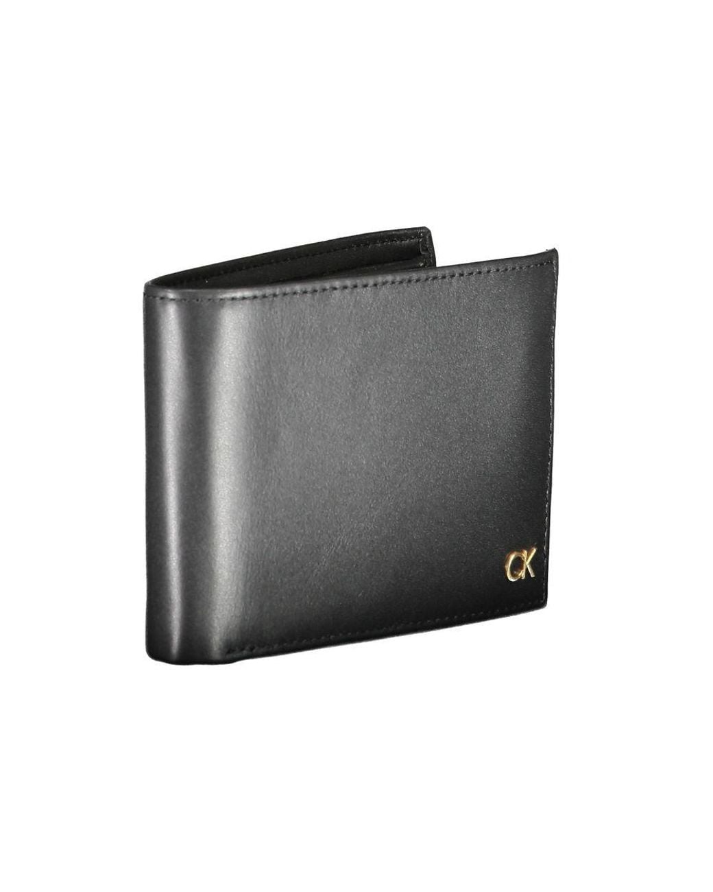 Calvin Klein Gray Leather Wallet for men