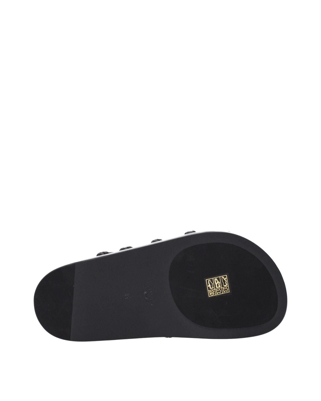 Jil Sander Black Leather Slippers