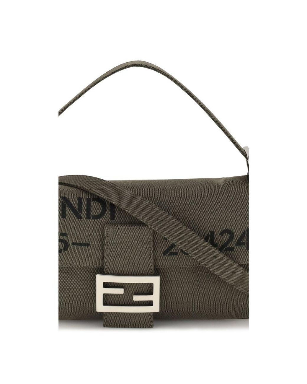 Fendi Multicolor Bicolor Polyester Shoulder Bag