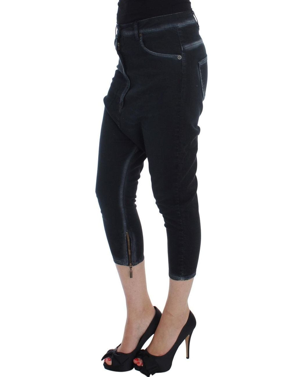 Just Cavalli Black Elevated Casual Chic Denim