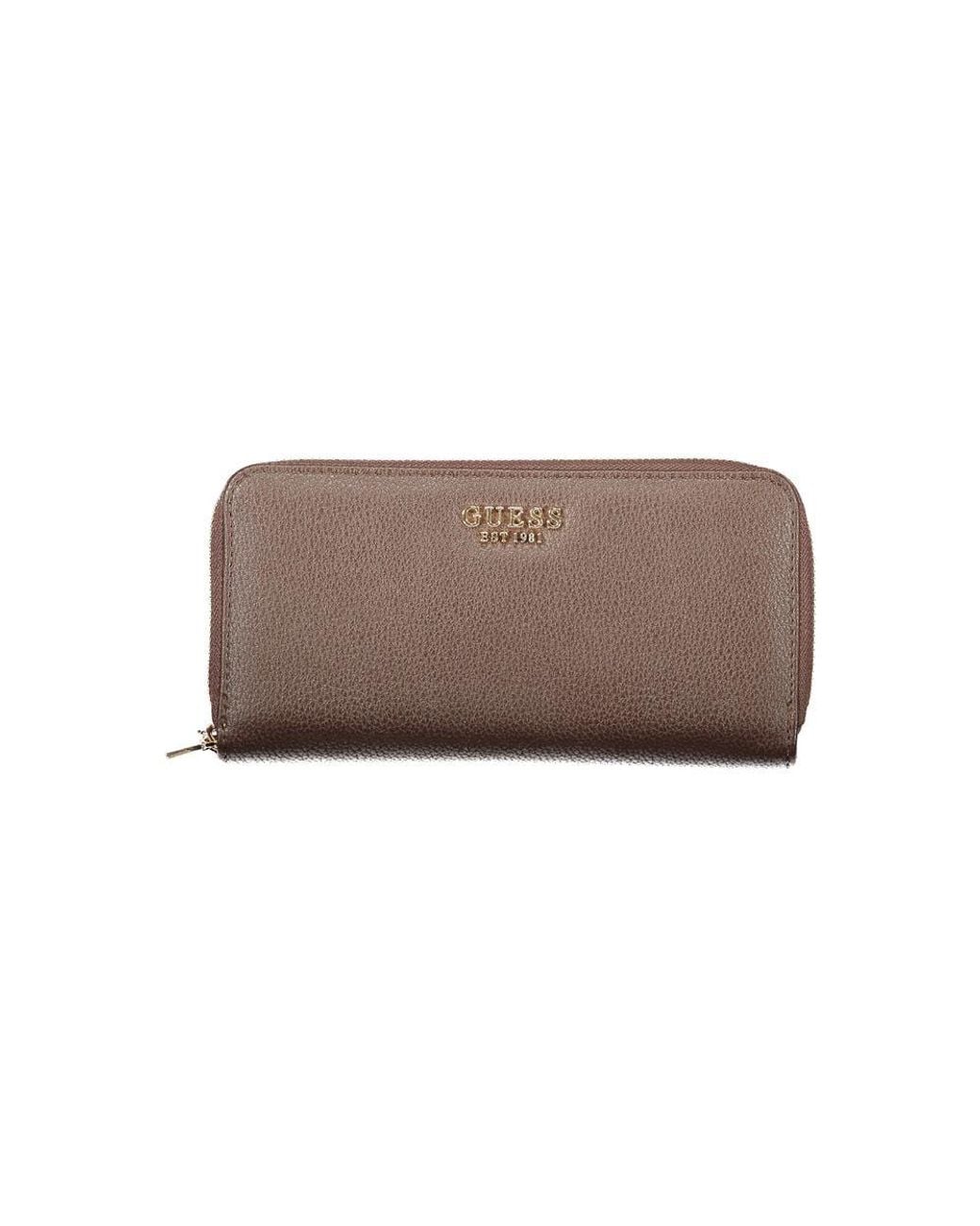 Guess Brown Polyethylene Wallet