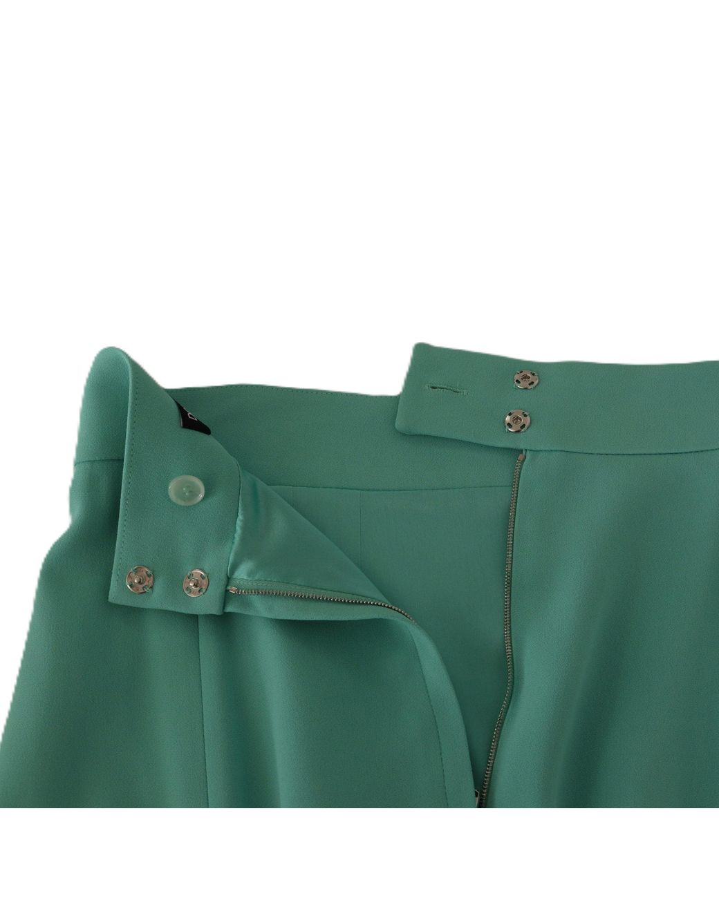 Dolce & Gabbana Green Mint Viscose Pencil Cut Midi Skirt Acetate Elastane