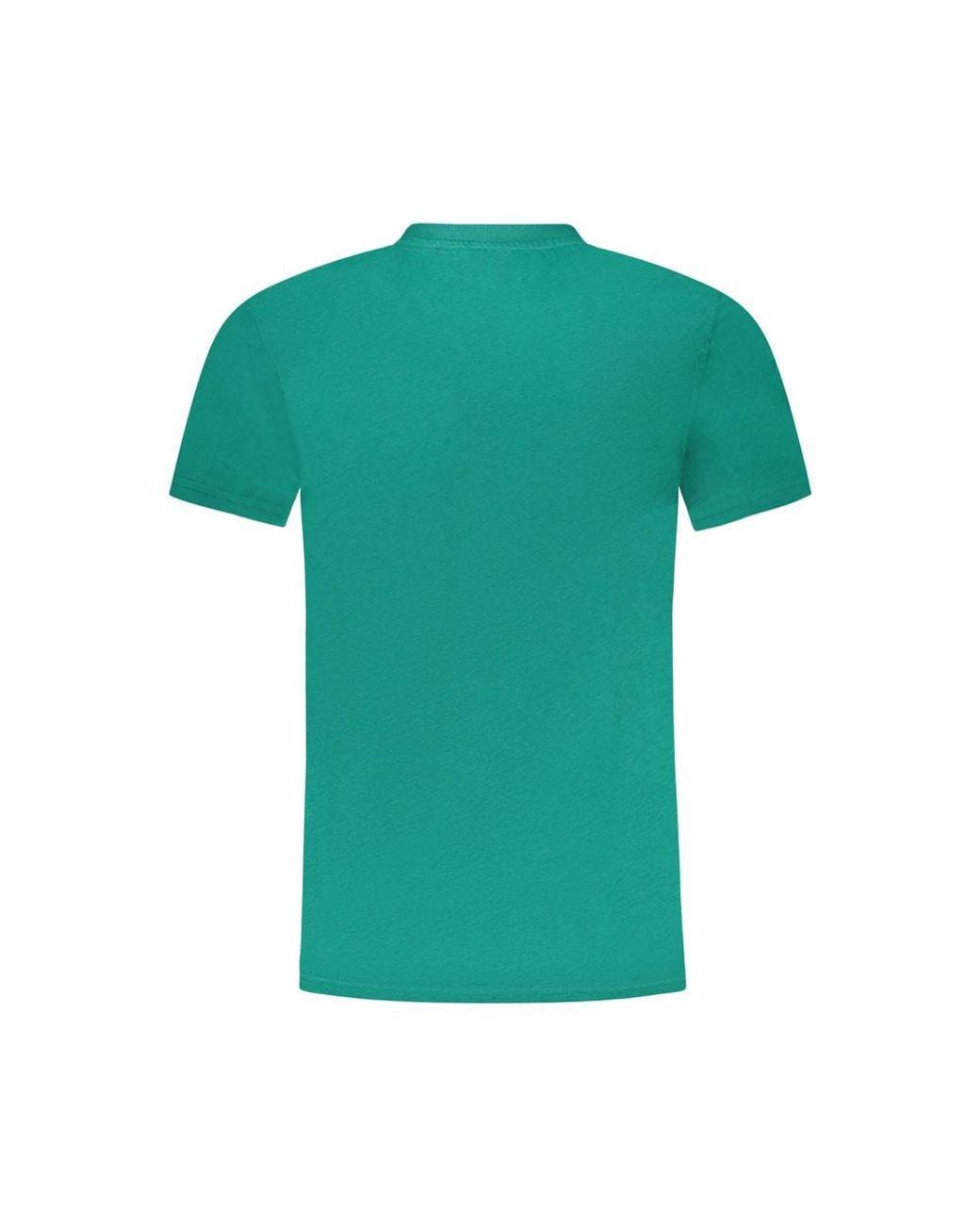 Roberto Cavalli Green Cotton T-Shirt for men