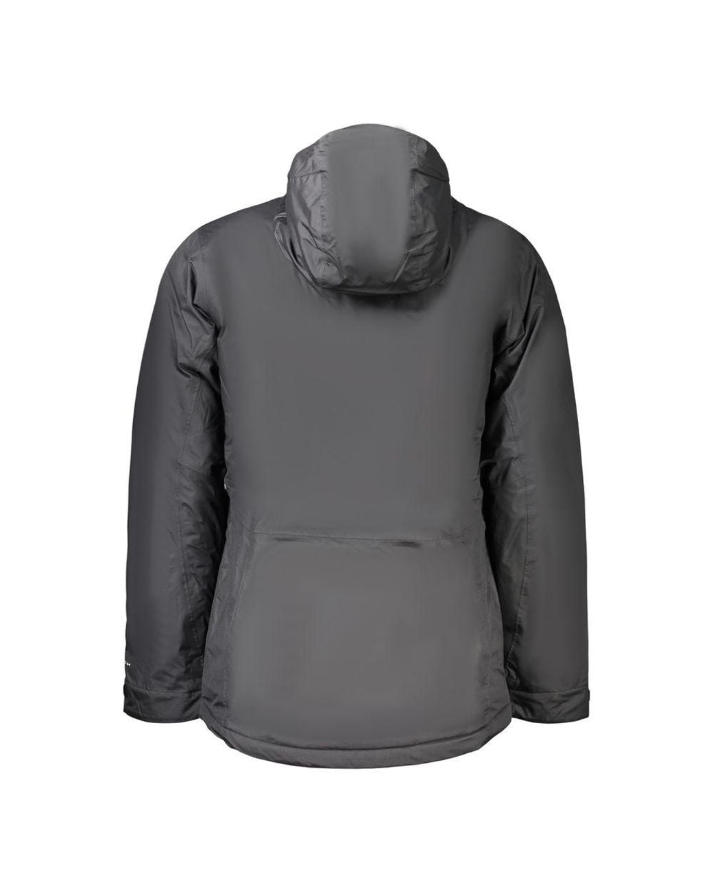 Columbia Gray Black Polyester Men's Jacket for men