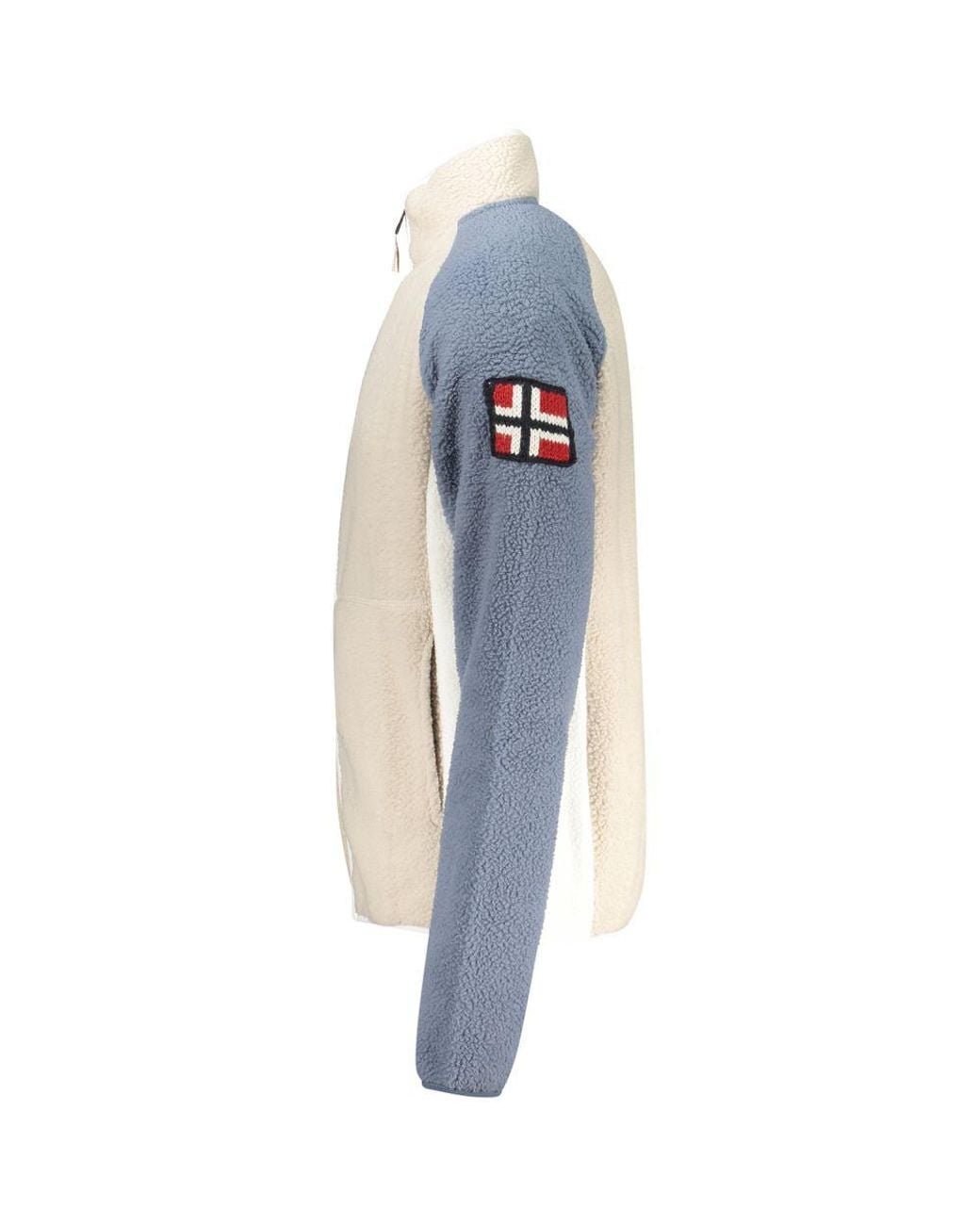 Norway 1963 Blue Polyester Sweater for men