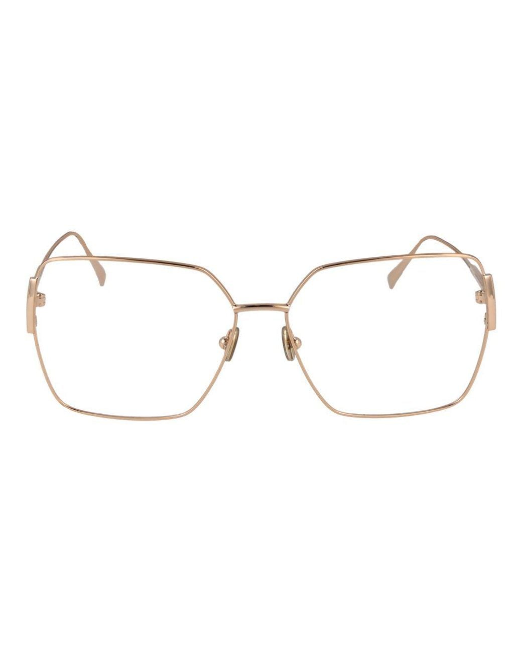 Tod's Metallic Gold Metal Glasses (frames)