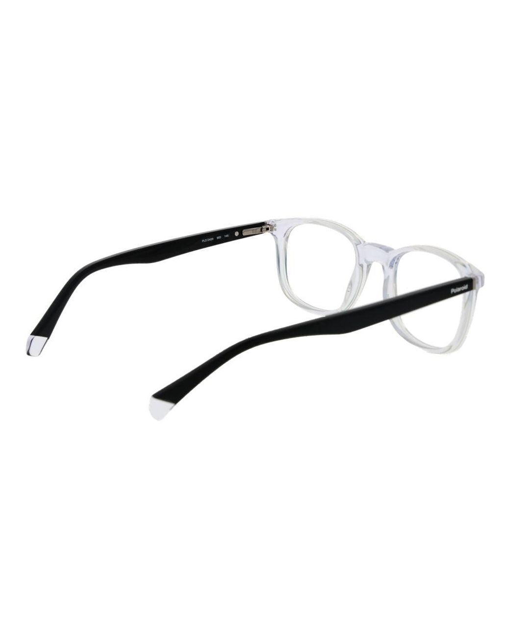 Polaroid Black Transparent Cellulose Propionate Glasses (frames)