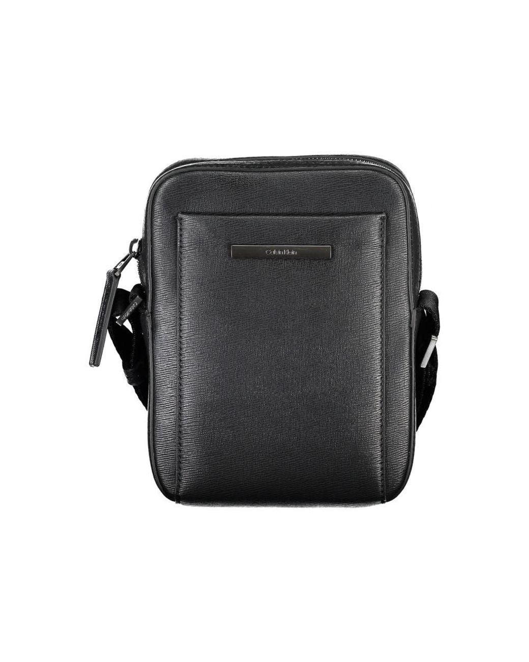Calvin Klein Black Elegant Shoulder Bag With Sleek Detailing for men