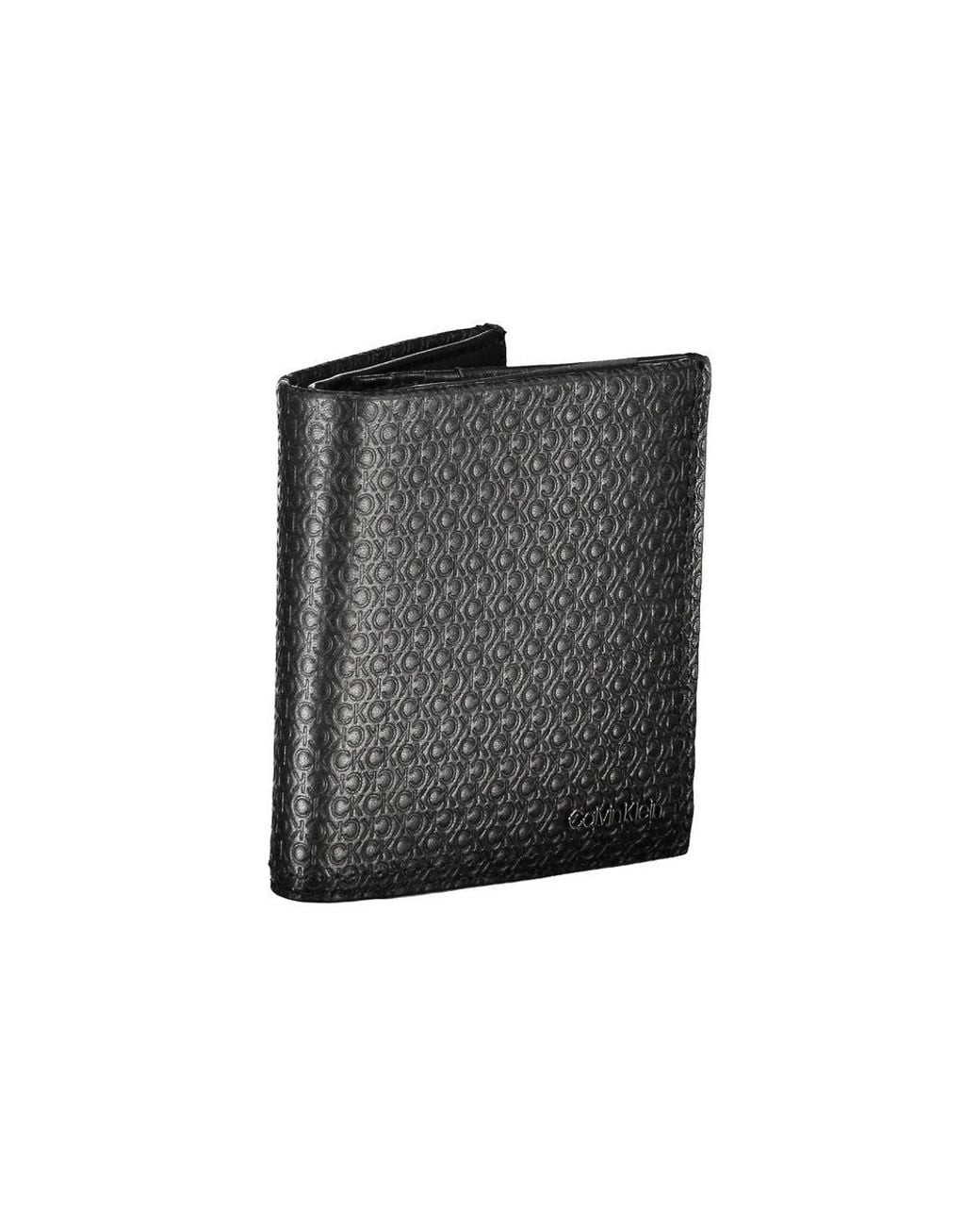 Calvin Klein Gray Leather Wallet for men