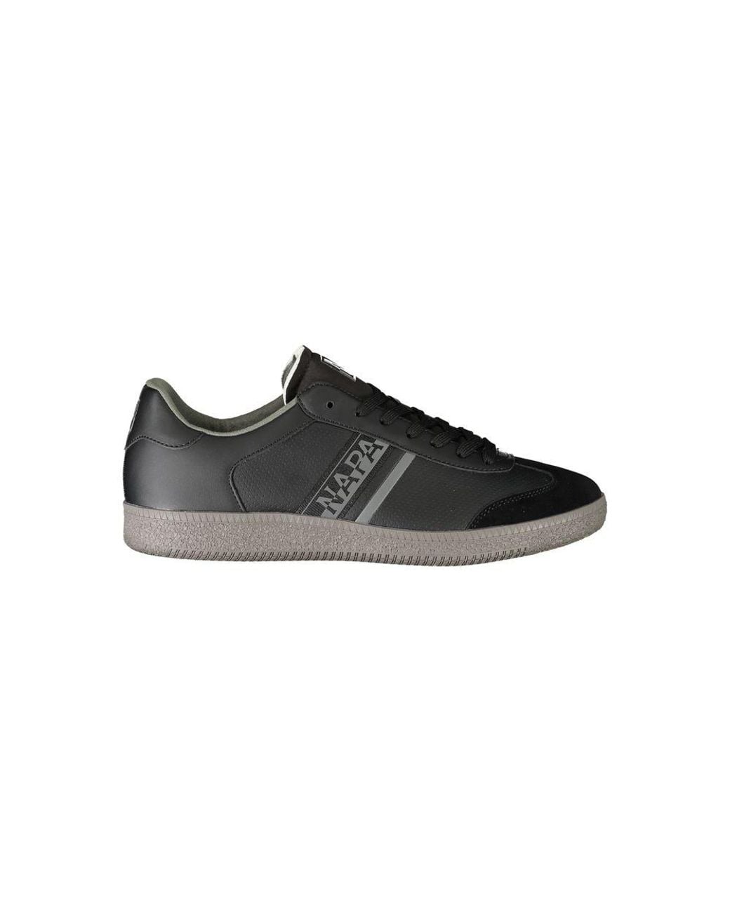 Napapijri Black Polyester Sneaker for men