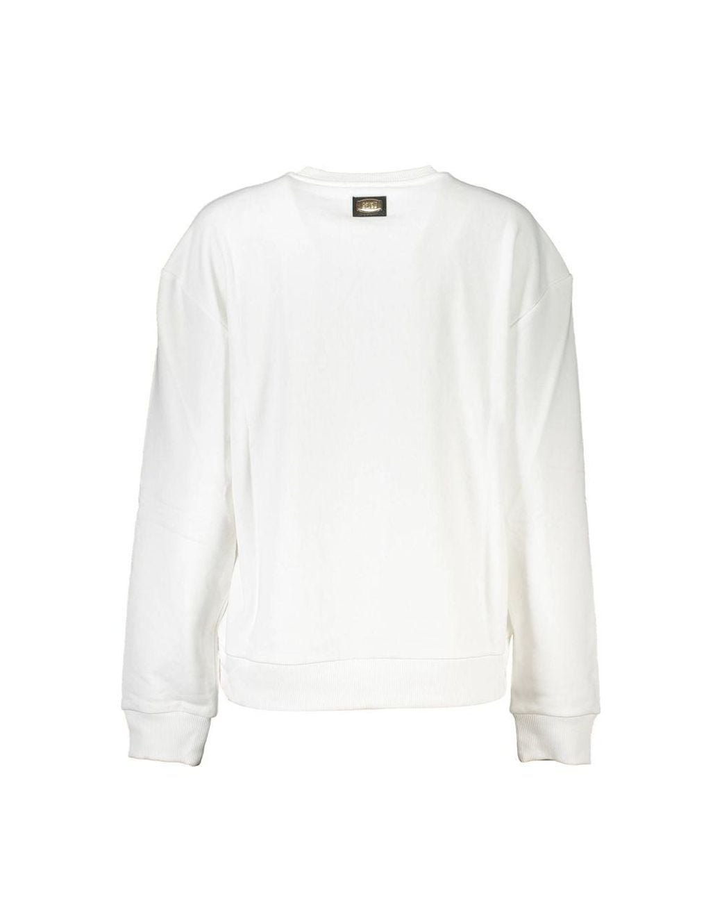 Roberto Cavalli White Cotton Sweater