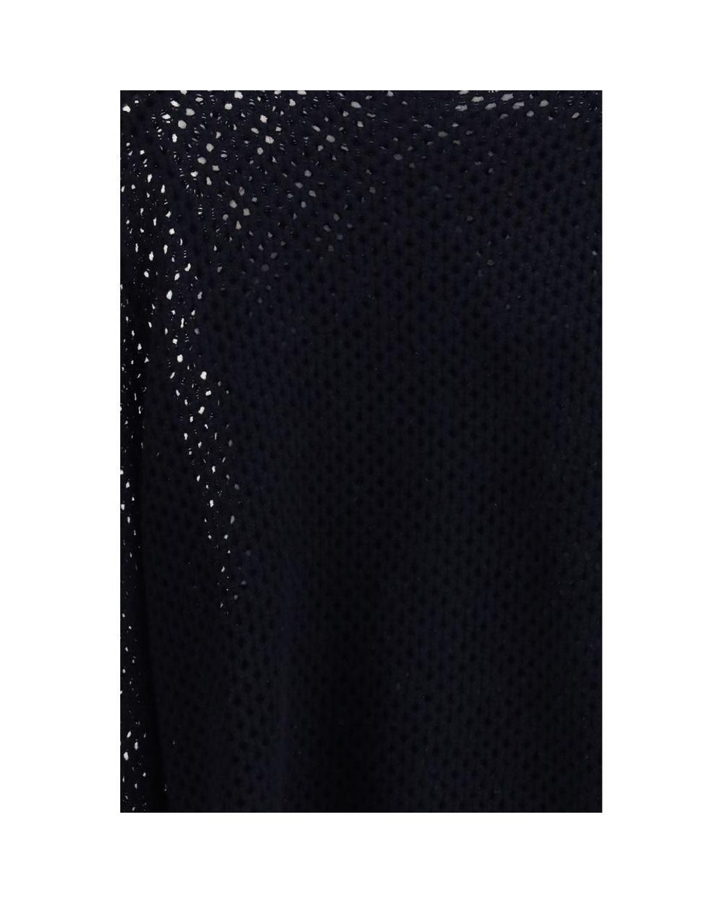 Allude Blue Wool Sweatshirt