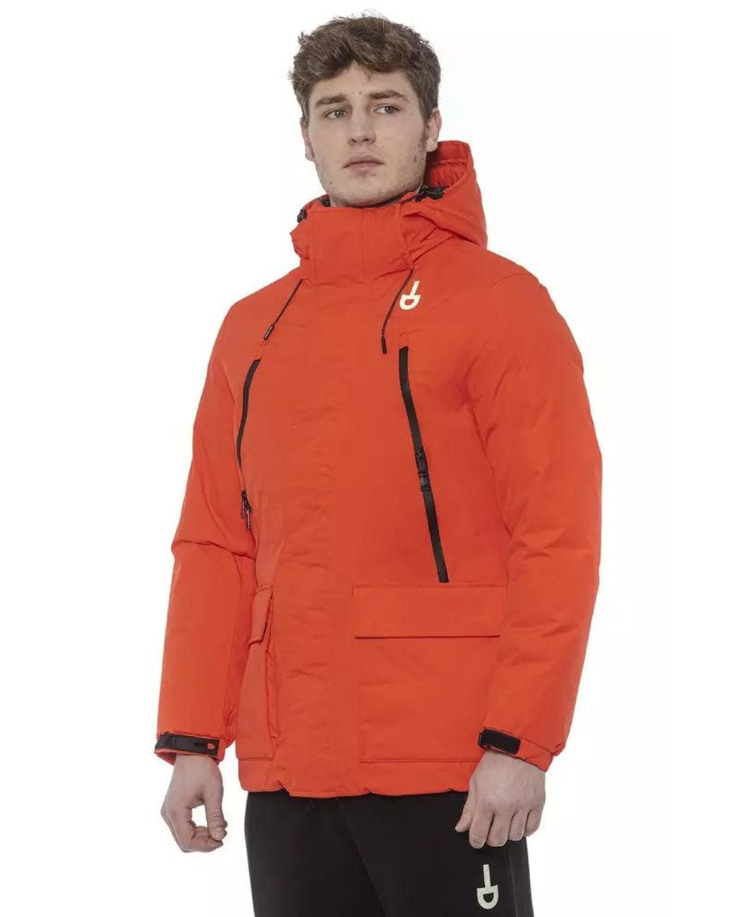Tond Red Polyester Men's Jacket for men