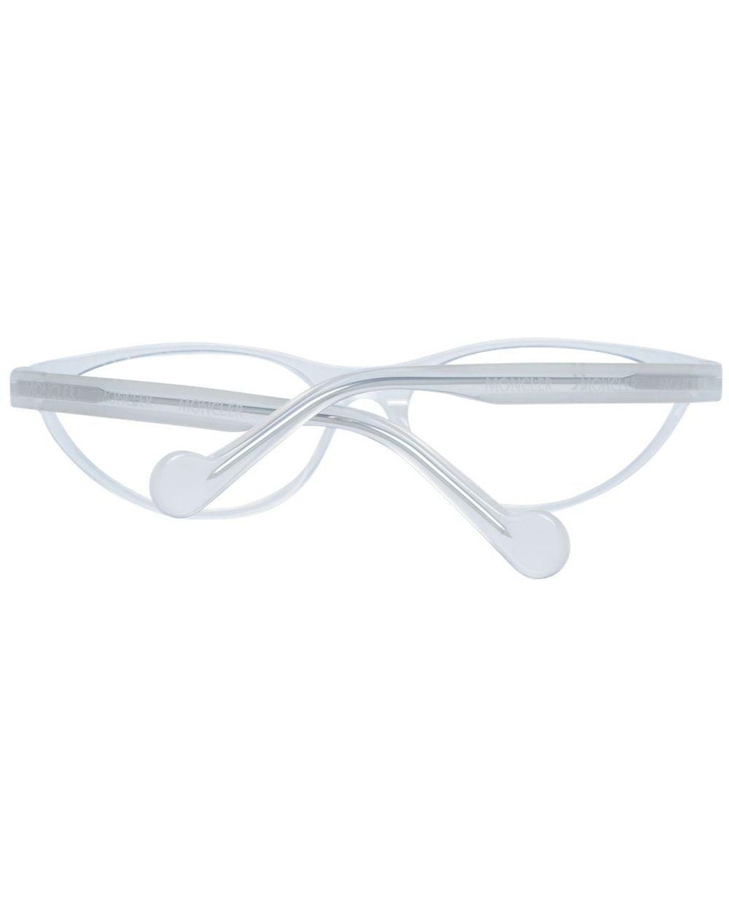 Moncler White Plastic Glasses (Frames)