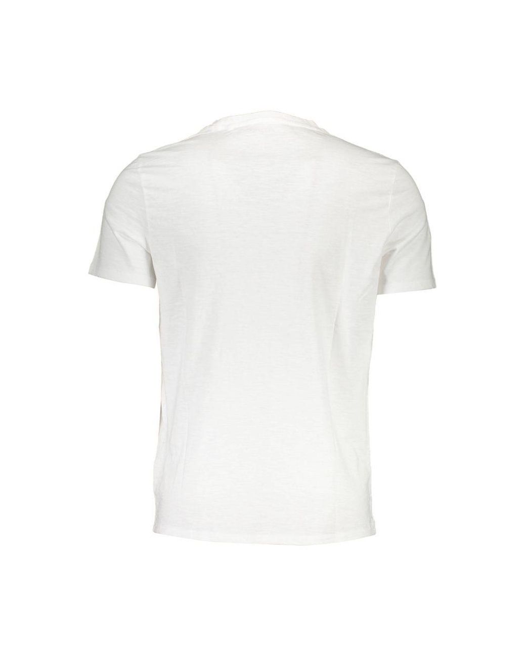 Guess White Cotton T-Shirt for men