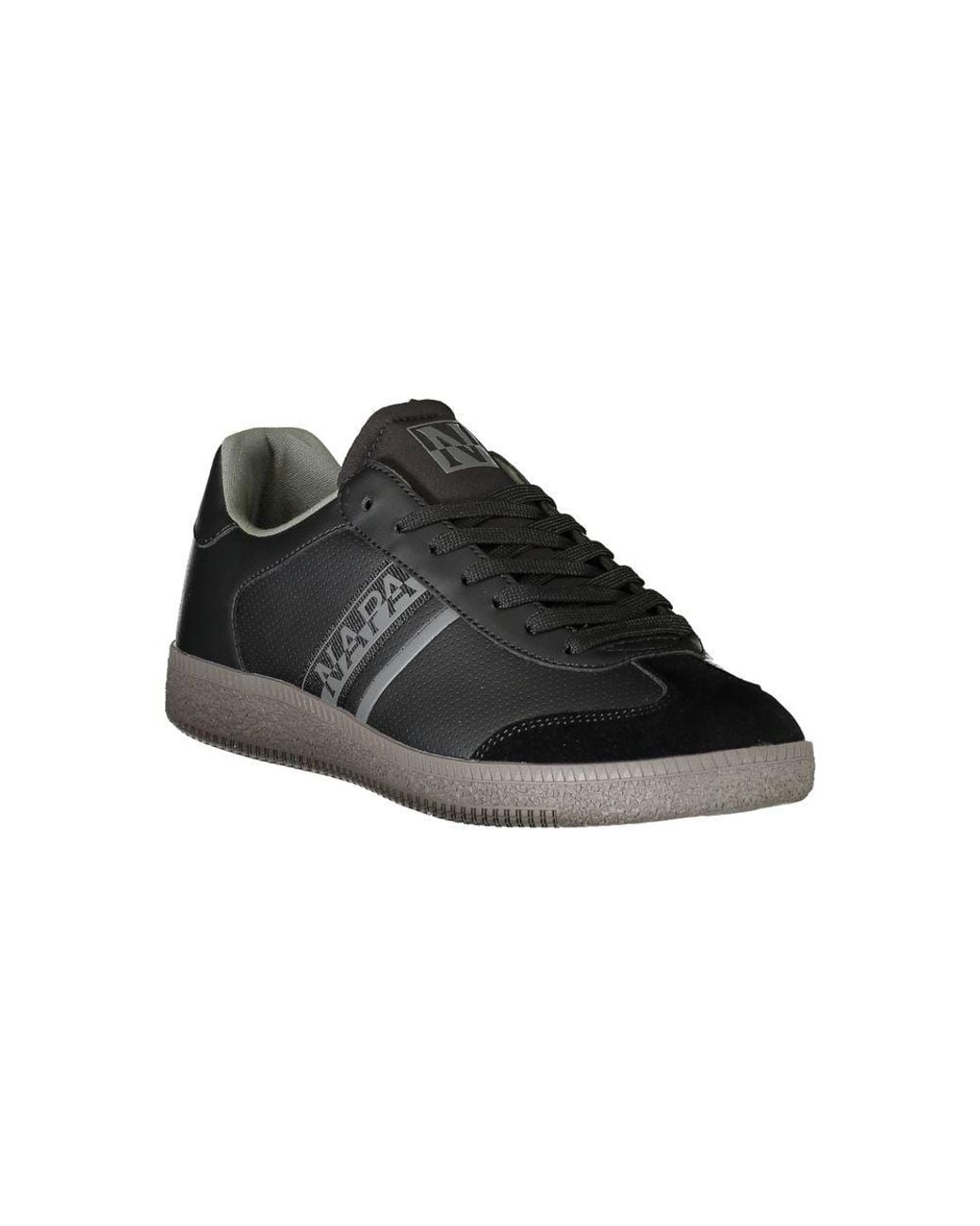 Napapijri Black Polyester Sneaker for men