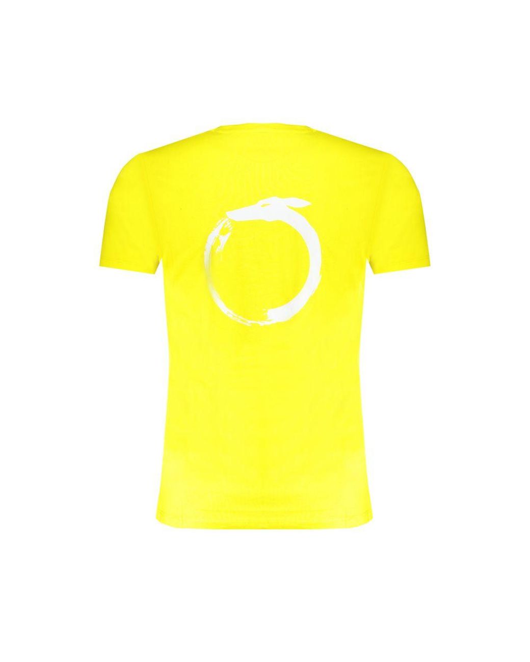 Trussardi Yellow Cotton T-Shirt for men