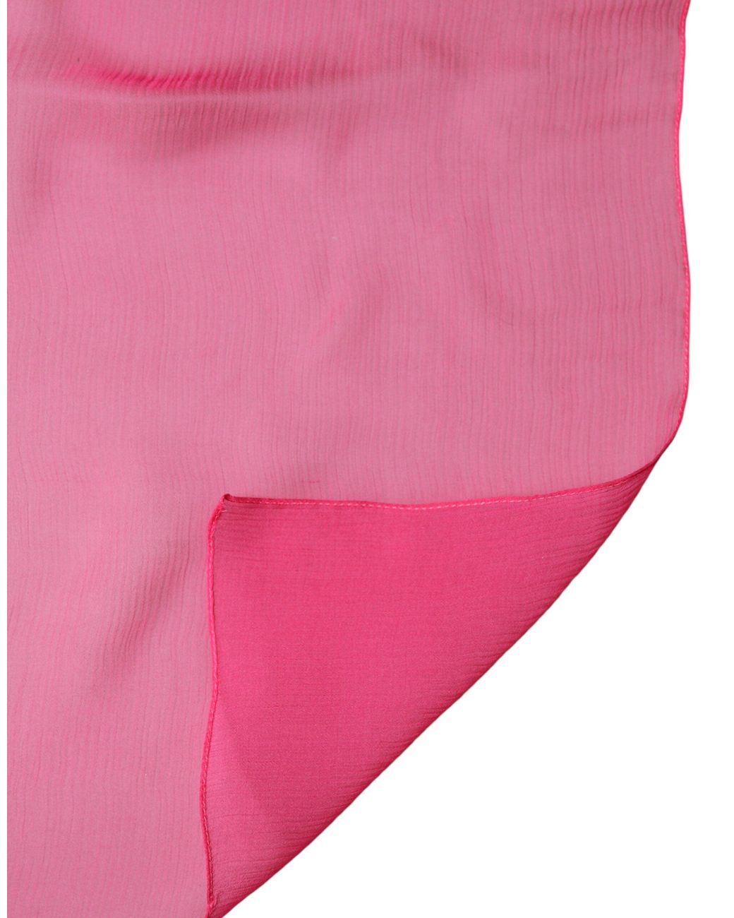 Dolce & Gabbana Pink Silk Stole Neck Wrap Shawl 174Cm X 128.5Cm Scarf for men